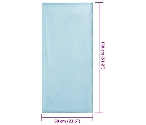 Āra Krēsla Dvieļi 2 Pcs Zila 130 X 60 Cm Vidaxl