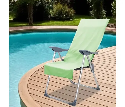 Välis Tooli Rätikud 2 Pcs Roheline 130 X 60 Cm