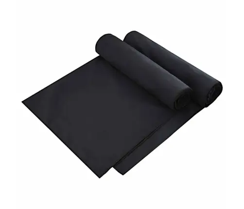 Päikesevoodi Linad 2 Pcs Must 210 X 75 Cm