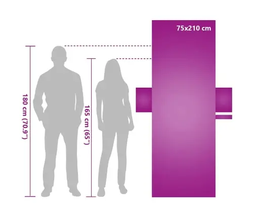 Päikesevoodi Linad 2 Pcs Tumehall 210 X 75 Cm