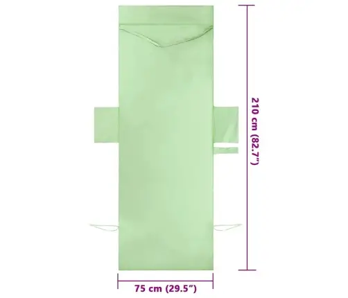 Sauļošanās Dvieli 2 Pcs Zaļa 210 X 75 Cm Vidaxl