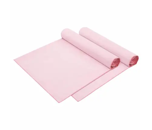 Sauļošanās Dvieli 2 Pcs Rozā 210 X 75 Cm Vidaxl