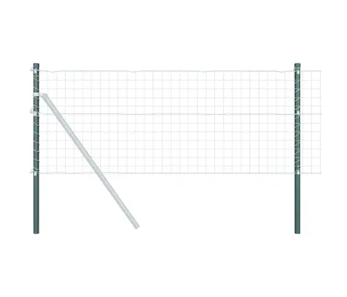 Aiapost 2 Pcs Roheline 120 Cm Pulbervärvitud Teras