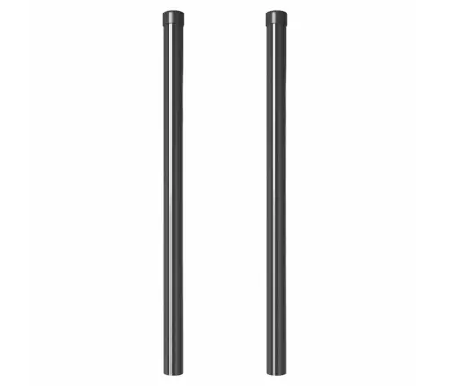 Žoga Stabi 2 Pcs Pelēka 60 Cm Pulverkrāsots Tērauds Vidaxl