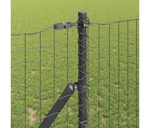 Žoga Stabi 2 Pcs Pelēka 140 Cm Pulverkrāsots Tērauds Vidaxl