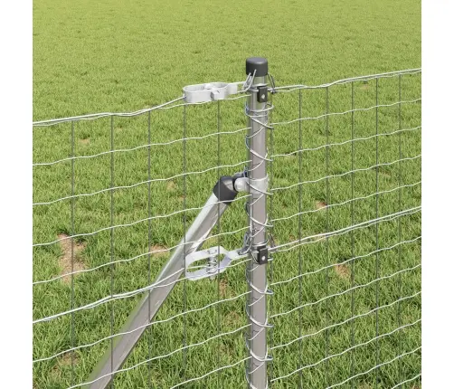 Žoga Stabi 12 Pcs Sudraba 70 Cm Cinkots Tērauds Vidaxl