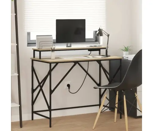 Galds Sonomas Ozola 100 X 50 X 86.5 Cm Inženierijas Koks Vidaxl