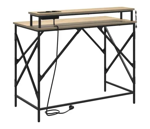 Galds Sonomas Ozola 100 X 50 X 86.5 Cm Inženierijas Koks Vidaxl