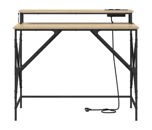 Galds Sonomas Ozola 100 X 50 X 86.5 Cm Inženierijas Koks Vidaxl