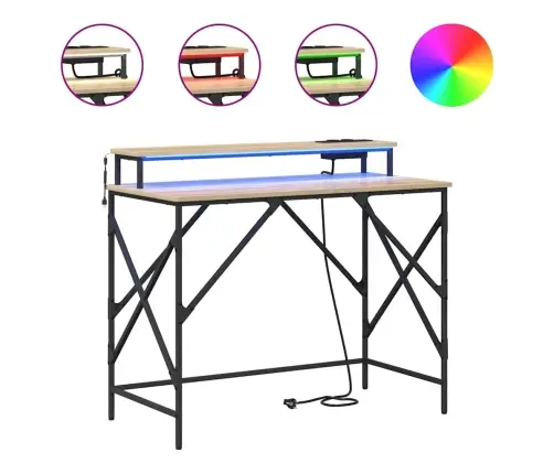 Galds Sonomas Ozola 100 X 50 X 86.5 Cm Inženierijas Koks Vidaxl