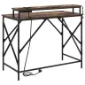 Laud Riiuliga Suitsutatud Tamm 100 X 50 X 86.5 Cm Tehispuit
