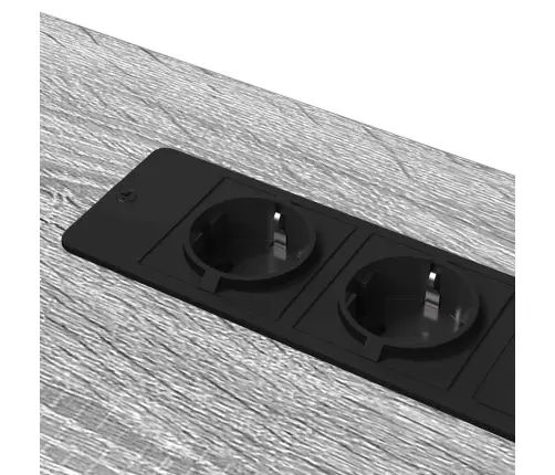 Galds Pelēka Sonomas Ozola 100 X 50 X 86.5 Cm Inženierijas Koks Vidaxl