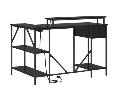 Galds Melns Ozols 120 X 79 X 86.5 Cm Inženierijas Koks Vidaxl