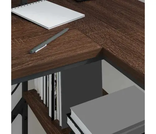 Galds Brūna Ozolkoka 120 X 79 X 86.5 Cm Inženierijas Koks Vidaxl