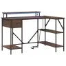Galds Brūna Ozolkoka 120 X 79 X 86.5 Cm Inženierijas Koks Vidaxl
