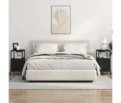 Nakts Skapītis Melns Ozols 30 X 48 X 61 Cm Inženierijas Koks Vidaxl Nakts Skapītis Melns Ozols 30 X 48 X 61 Cm Inženierijas Koks Vidaxl