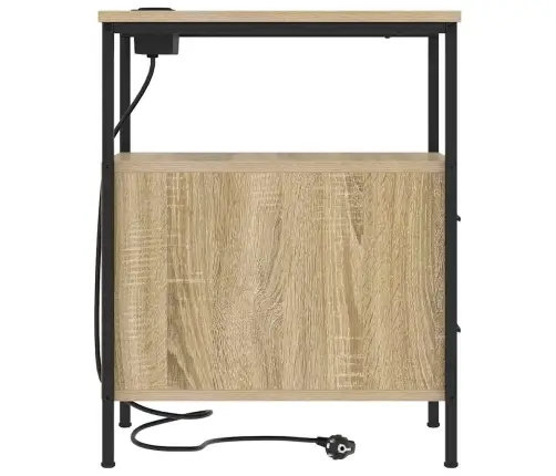 Gultas Skapji Ar Atvilktni 2 Pcs Sonomas Ozola 30 X 48 X 61 Cm Vidaxl