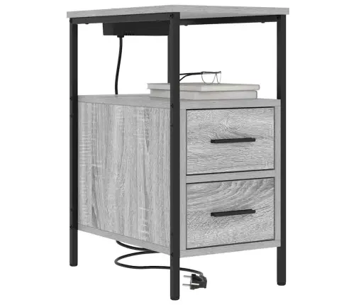 Öölambi Kapp 2 Pcs Hall Sonoma 30 X 48 X 61 Cm Tehispuit