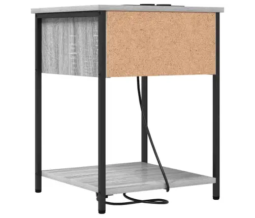 Nakts Skapītis Pelēka Sonomas Ozola 42 X 41 X 56 Cm Vidaxl