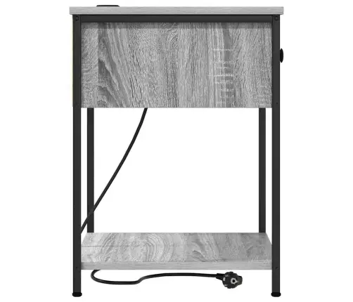 Nakts Skapītis Pelēka Sonomas Ozola 42 X 41 X 56 Cm Vidaxl