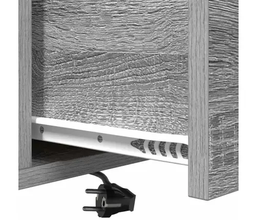 Öölambi Kapp Sahtliga Hall Sonoma 40 X 31 X 60 Cm Tehispuit