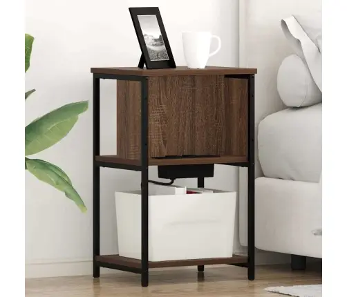 Öölambi Kapp 2 Pcs Pruun Tamm 38 X 31 X 61 Cm Tehispuit