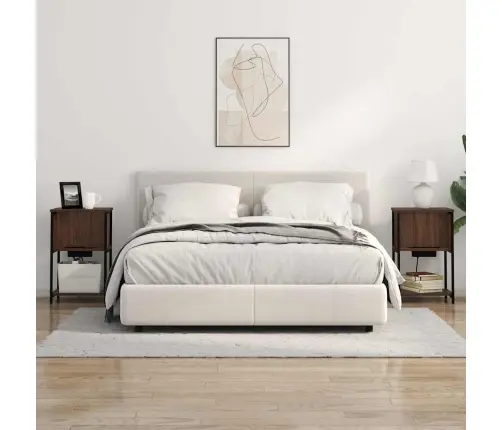 Öölambi Kapp 2 Pcs Pruun Tamm 38 X 31 X 61 Cm Tehispuit