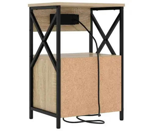 Nakts Skapītis Ar Atvilktni 2 Pcs Sonomas Ozola 40 X 31 X 60 Cm Vidaxl