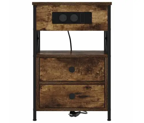 Öölambi Kapp Suitsetatud Tamm 40 X 31 X 60 Cm Tehispuit