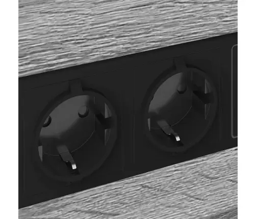 Naktinis Staliukas Su Įkrovimo Stotimi Su Stalčių 2 Pcs