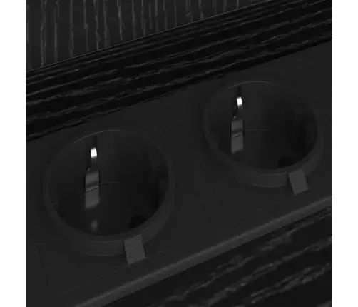 Naktinis Staliukas 2 Pcs Juoda Ąžuolo 40 X 40 X 61 Cm