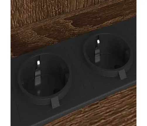 Nakts Skapītis Brūna Ozolkoka 40 X 40 X 61 Cm Inženierijas Koks Vidaxl