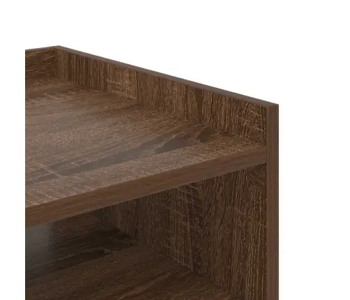 Nakts Skapītis Brūna Ozolkoka 40 X 40 X 61 Cm Inženierijas Koks Vidaxl