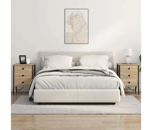 Nakts Skapītis Sonomas Ozola 42 X 41 X 61 Cm Inženierijas Koks Vidaxl