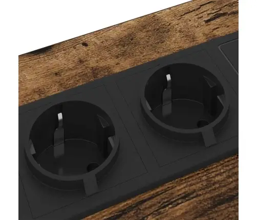 Nakts Skapītis Ar Atvilktni Dūmakaina Ozolkoka 42 X 41 X 61 Cm Vidaxl