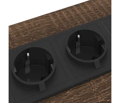 Gultas Skapji Ar Atvilktni 2 Pcs Brūna Ozolkoka 42 X 41 X 61 Cm Vidaxl