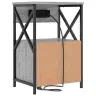 Gultas Skapji 2 Pcs Pelēka Sonomas Ozola 40 X 31 X 60 Cm Vidaxl