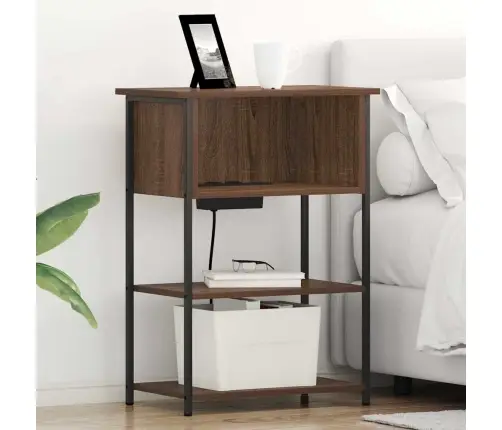 Öölambi Kapp Pruun Tamme 55 X 31 X 76 Cm Tehispuit