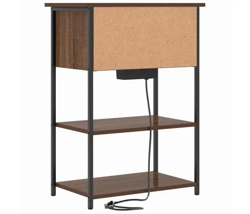 Öölambi Kapp Pruun Tamme 55 X 31 X 76 Cm Tehispuit