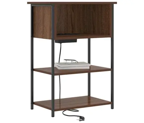 Öölambi Kapp Pruun Tamme 55 X 31 X 76 Cm Tehispuit