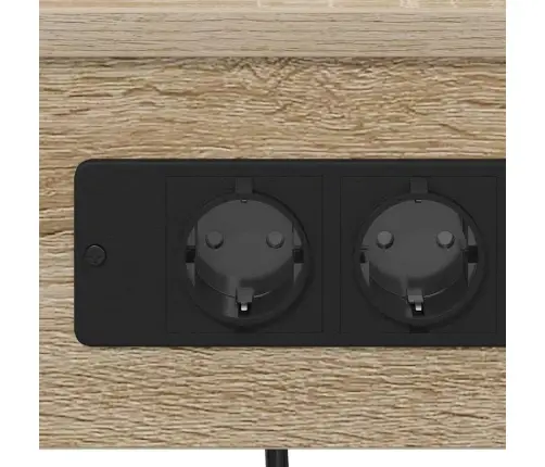 Nakts Skapītis Ar Atvilktni 2 Pcs Sonomas Ozola 41 X 31 X 51 Cm Vidaxl