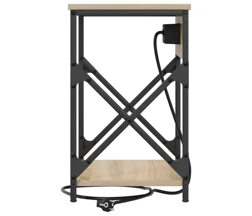 Nakts Skapītis Ar Atvilktni 2 Pcs Sonomas Ozola 41 X 31 X 51 Cm Vidaxl