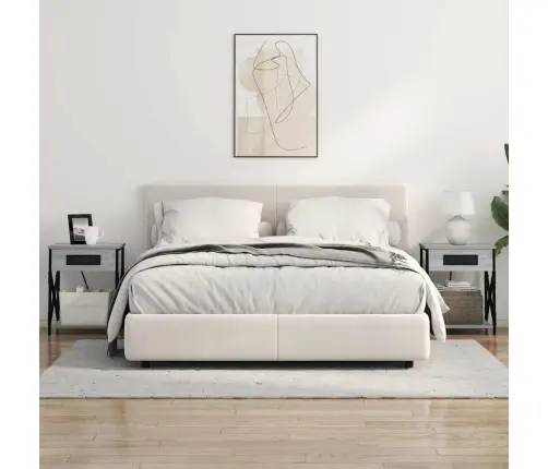 Nakts Skapītis 2 Pcs Pelēka Sonomas Ozola 41 X 31 X 51 Cm Vidaxl Nakts Skapītis 2 Pcs Pelēka Sonomas Ozola 41 X 31 X 51 Cm Vidaxl