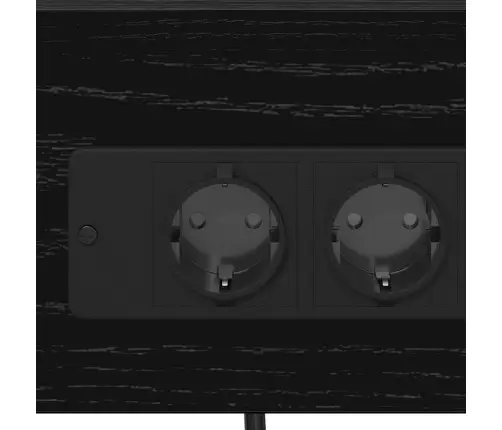 Öölambi Kapp Riiuliga Must Tamm 41 X 31 X 51 Cm Tehispuit
