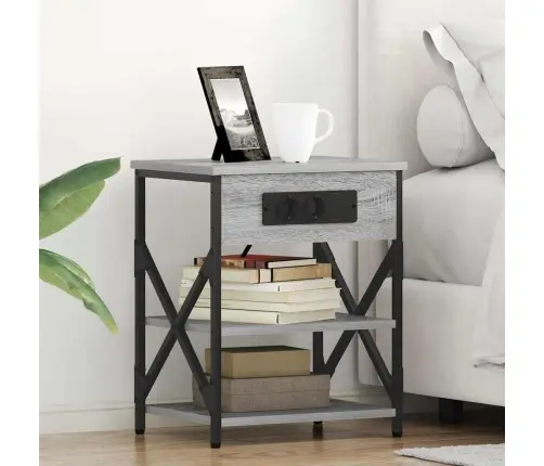 Öölambi Kapp Riiuliga Hall Sonoma 41 X 31 X 51 Cm Tehispuit