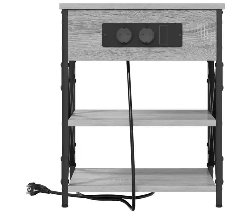 Öölambi Kapp Riiuliga Hall Sonoma 41 X 31 X 51 Cm Tehispuit