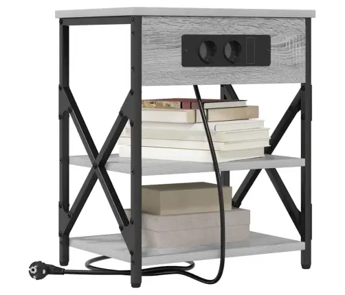 Öölambi Kapp Riiuliga Hall Sonoma 41 X 31 X 51 Cm Tehispuit