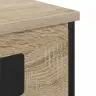 Nakts Skapītis Sonomas Ozola 41 X 31 X 76 Cm Inženierijas Koks Vidaxl