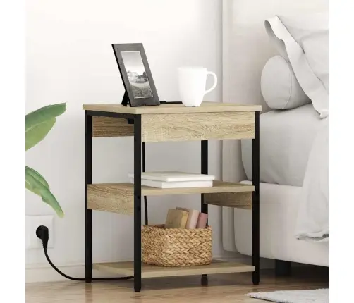 Öölambi Kapp 2 Pcs Sonoma Tamm Tehispuit