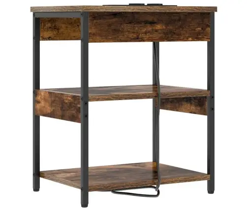 Nakts Skapītis Dūmakaina Ozolkoka 41 X 31 X 51 Cm Vidaxl